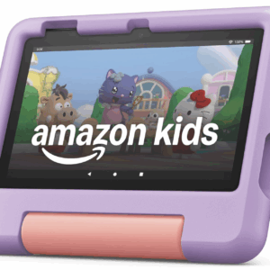 Amazon Fire 7 Kids tablet (newest model) ages 3-7. Top-selling 7" kids tablet on Amazon. Includes ad-free and exclusive content, easy parental controls, 10-hr battery, 16 GB, Purple